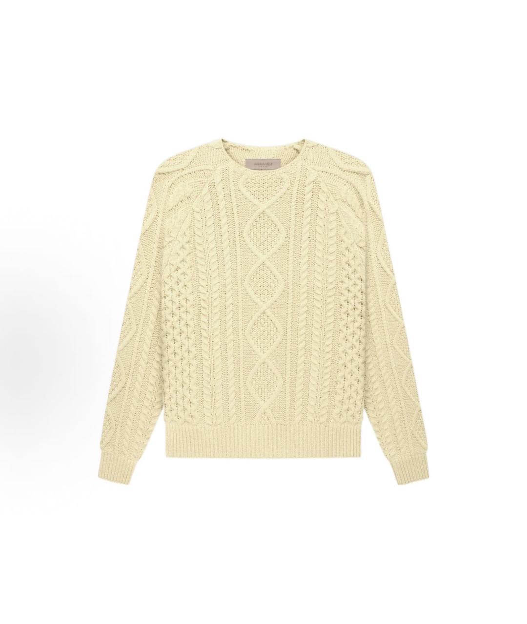 FEAR OF GOD ESSENTIALS Желтый хлопковый джемпер / свитер, фото 9