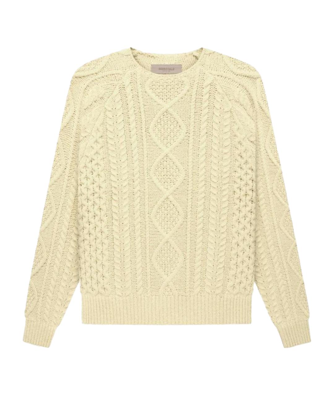 FEAR OF GOD ESSENTIALS Желтый хлопковый джемпер / свитер, фото 1