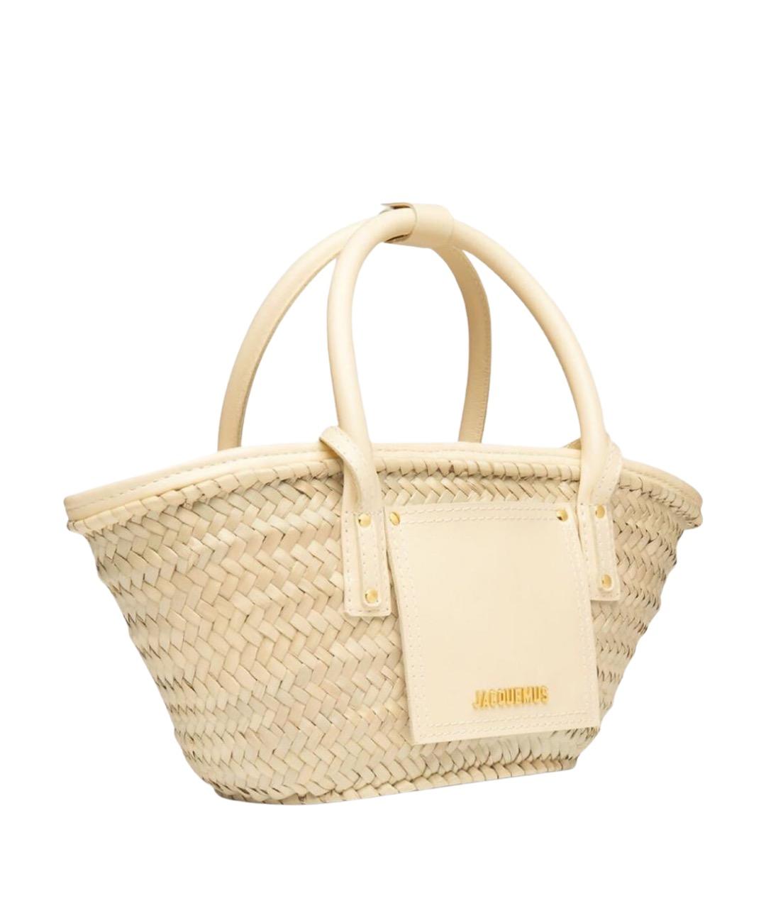 JACQUEMUS Бежевая сумка через плечо, фото 1