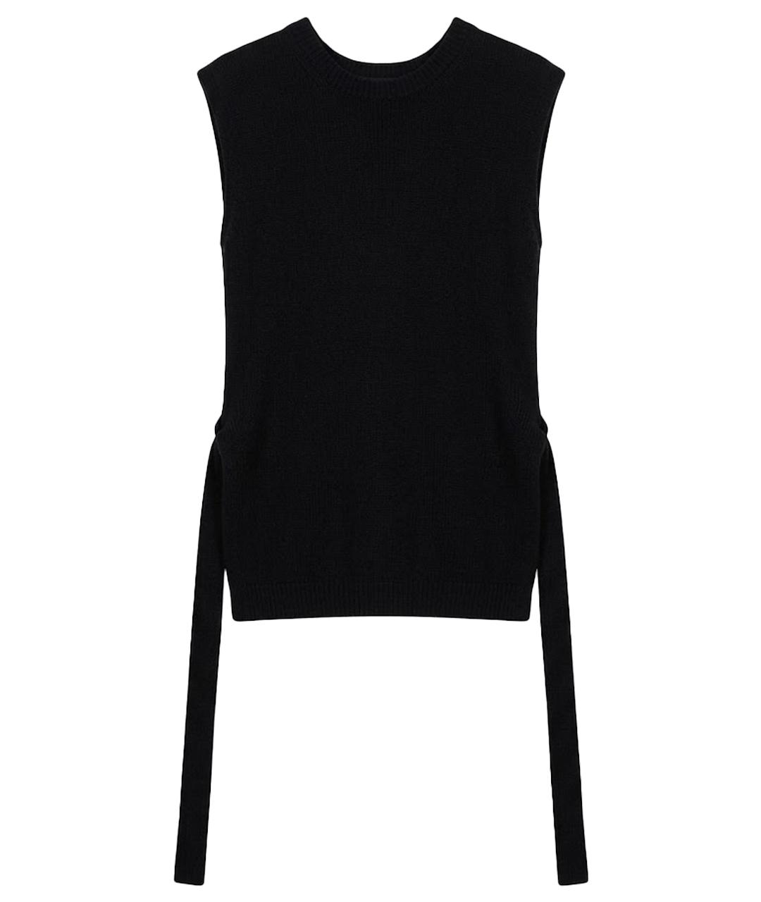 VALENTINO Черная шерстяная жилетка, фото 1