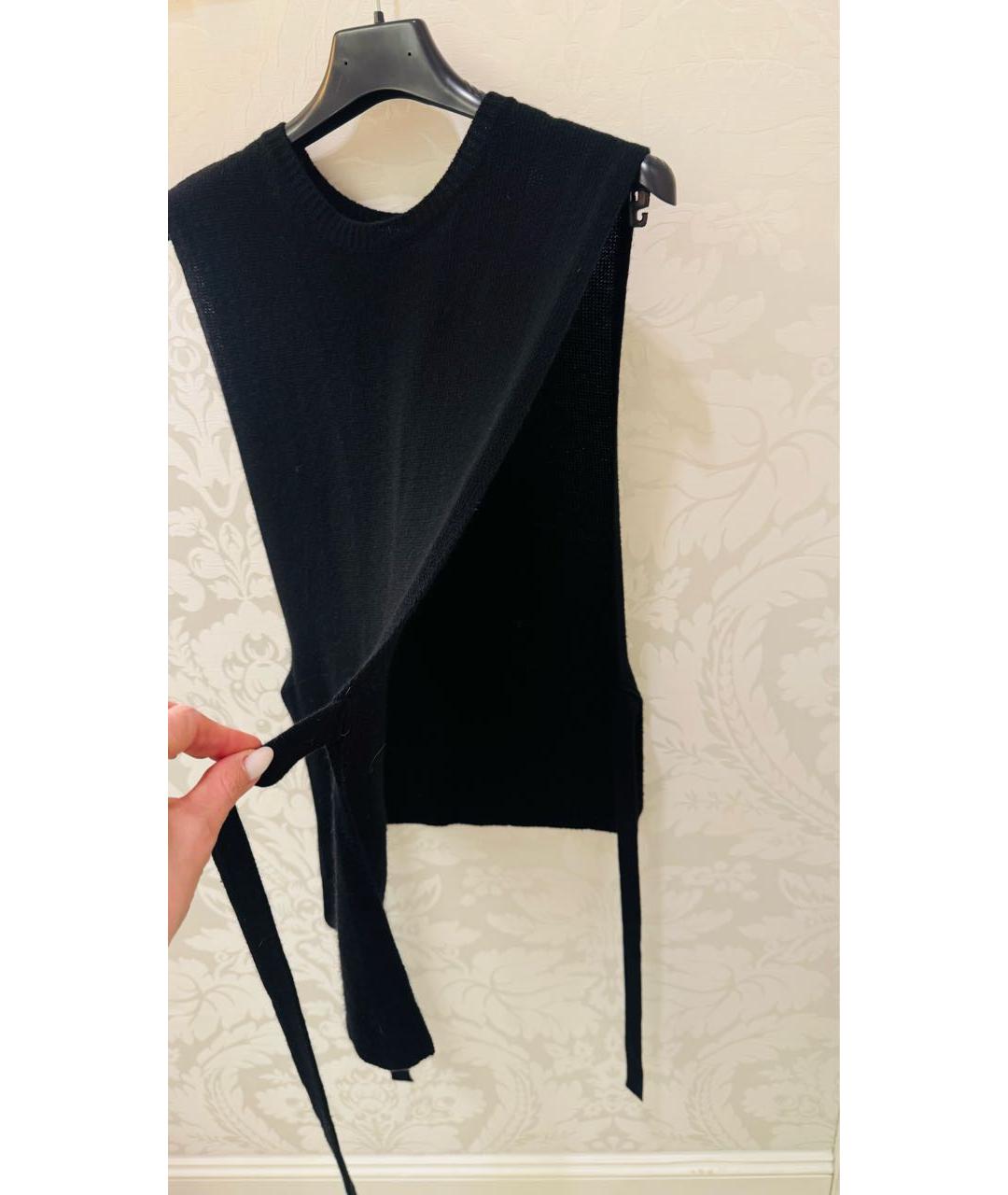 VALENTINO Черная шерстяная жилетка, фото 3