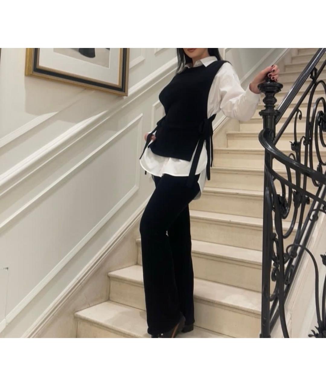 VALENTINO Черная шерстяная жилетка, фото 7