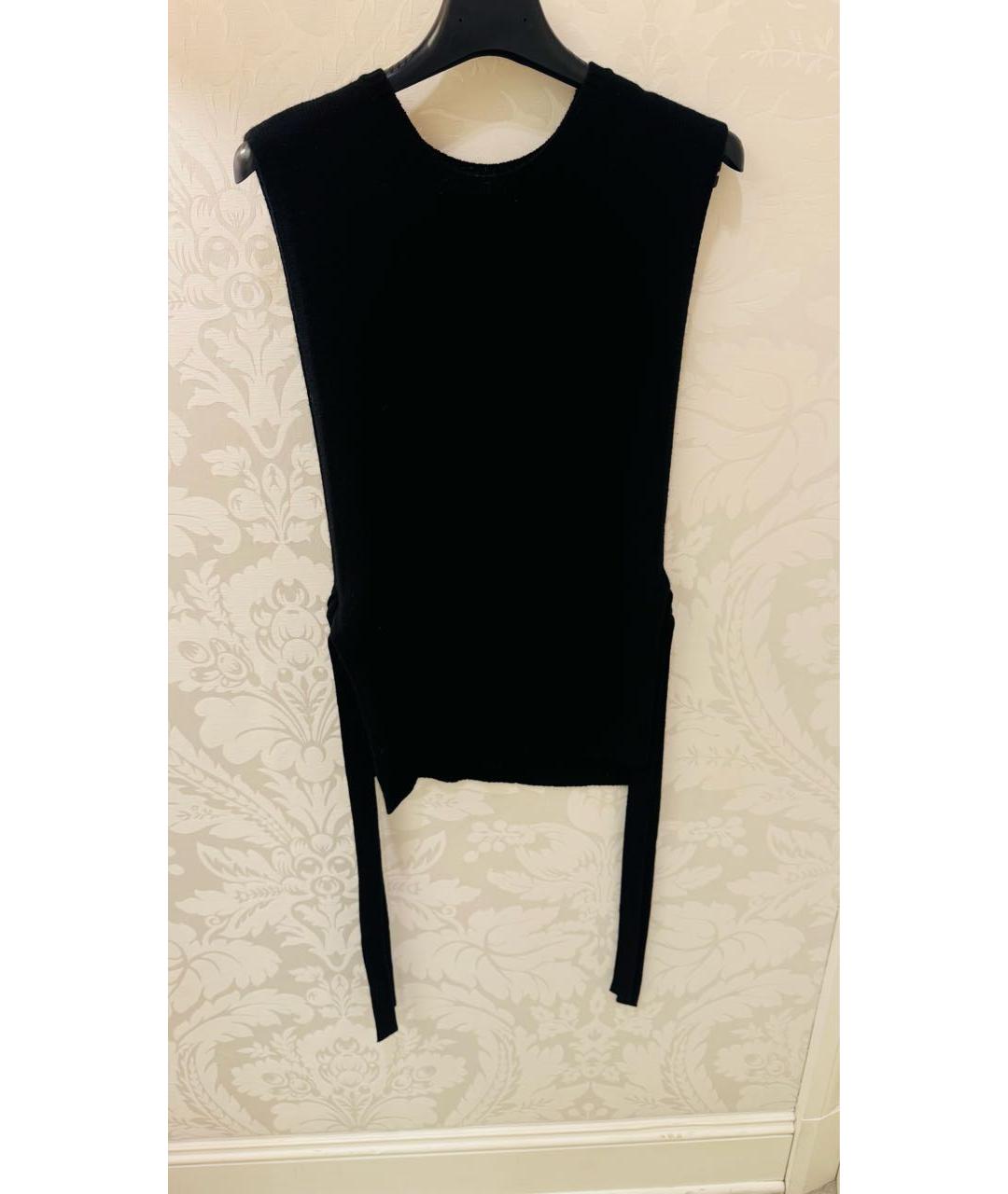 VALENTINO Черная шерстяная жилетка, фото 8