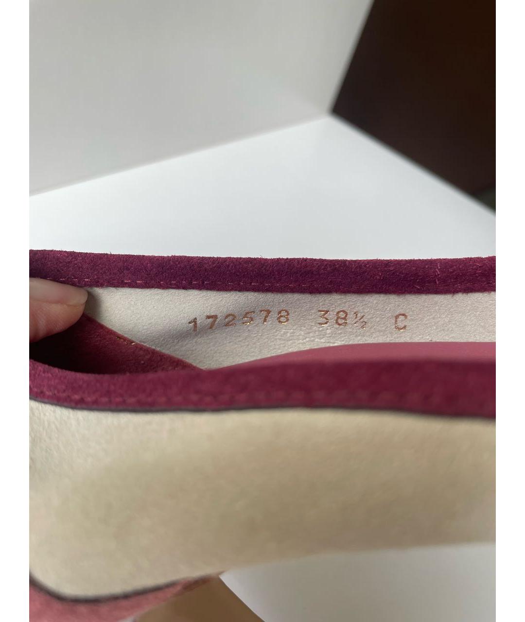 GUCCI Мульти замшевые туфли, фото 8