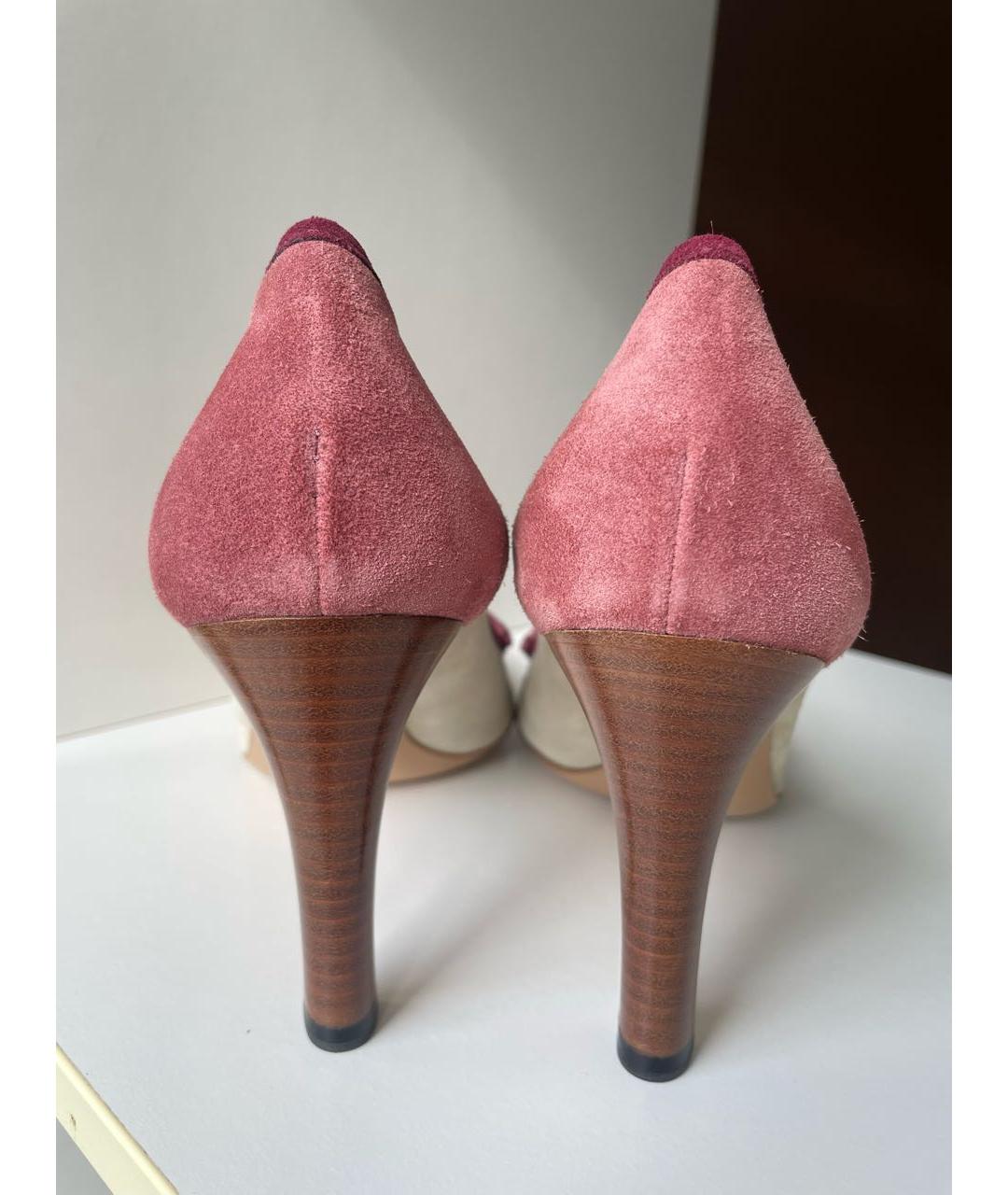 GUCCI Мульти замшевые туфли, фото 4