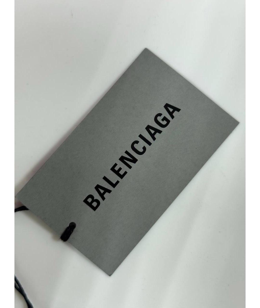 BALENCIAGA Черная кожаная сумка через плечо, фото 7