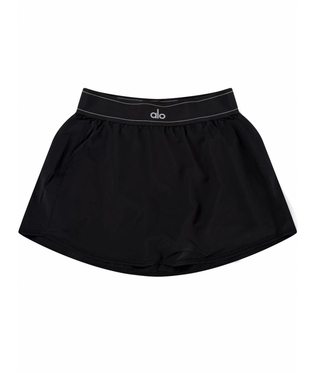 ALO YOGA Черная юбка-шорты, фото 1