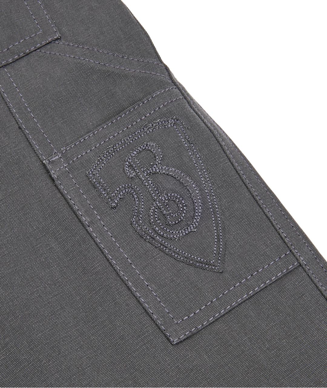 BURBERRY Серые хлопковые повседневные брюки, фото 5