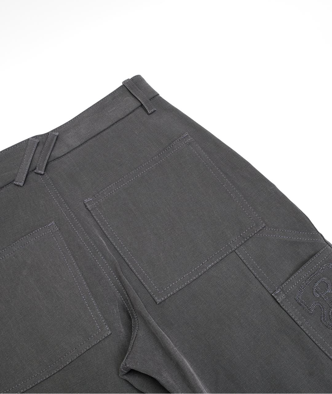 BURBERRY Серые хлопковые повседневные брюки, фото 4