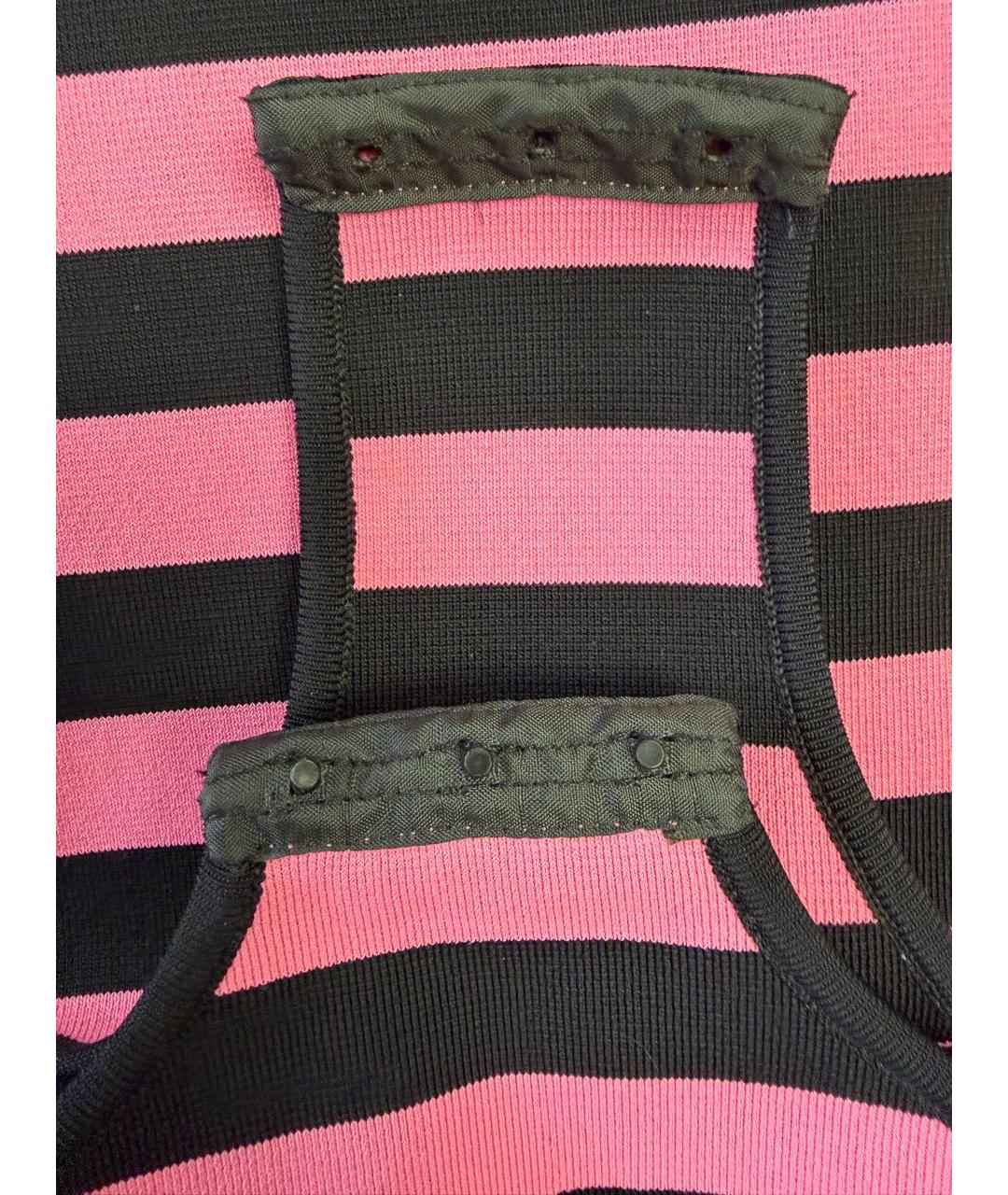 CHRISTIAN DIOR Розовая вискозная майка, фото 6