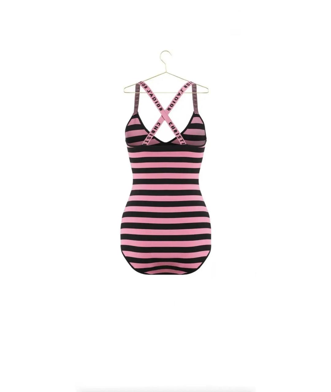 CHRISTIAN DIOR Розовая вискозная майка, фото 2