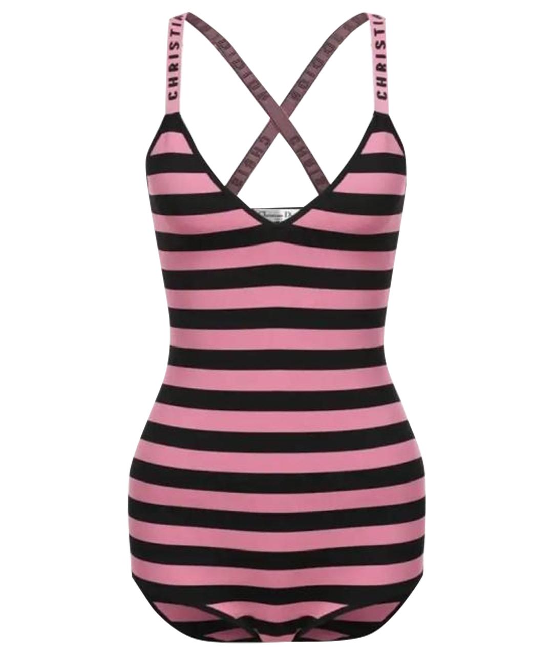 CHRISTIAN DIOR Розовая вискозная майка, фото 1