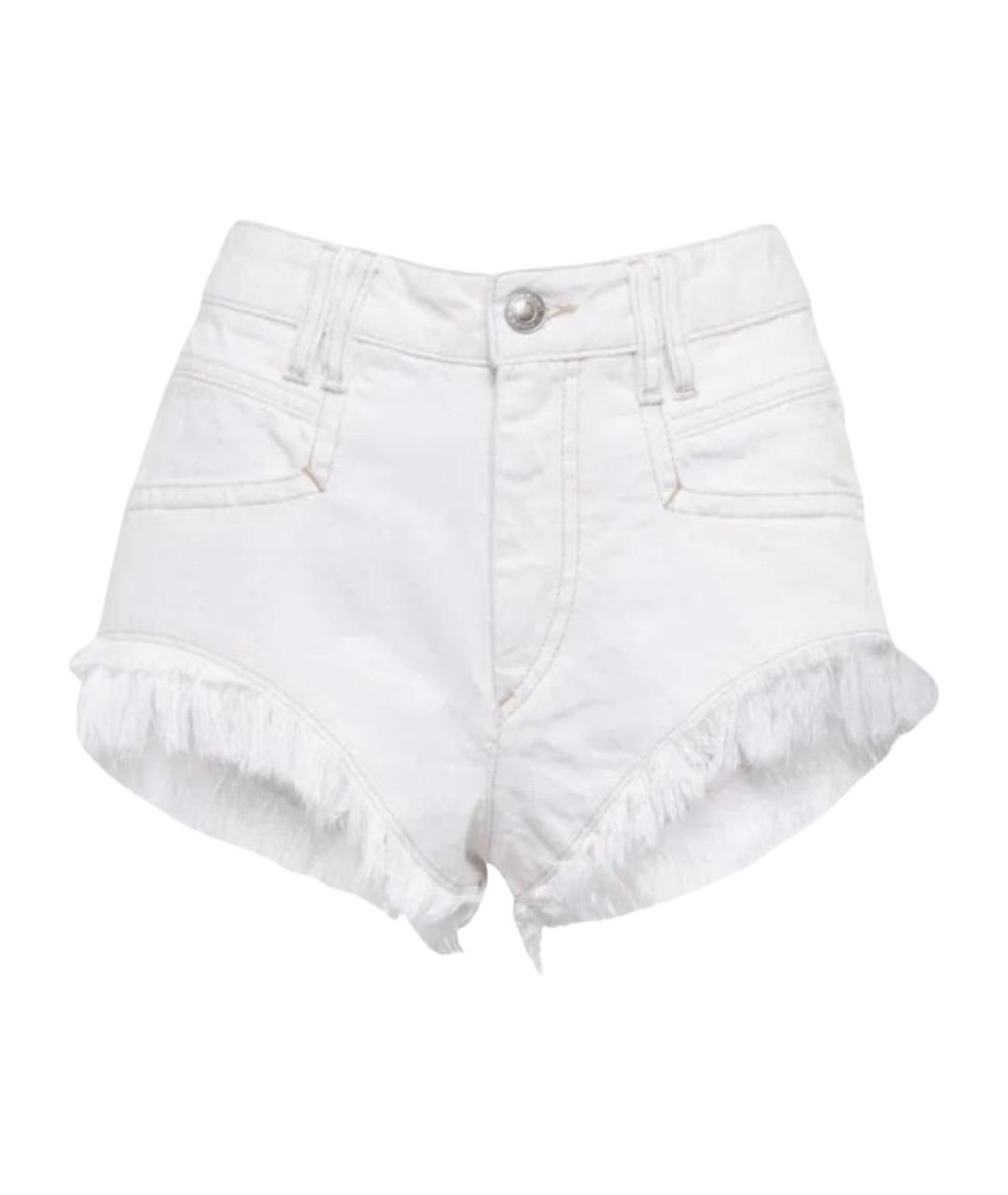 ISABEL MARANT ETOILE Белые хлопковые шорты, фото 1