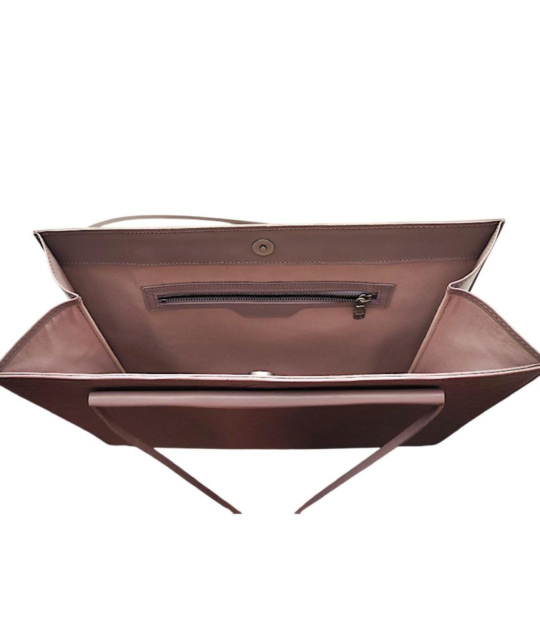 LOUIS VUITTON Розовая кожаная сумка тоут, фото 4