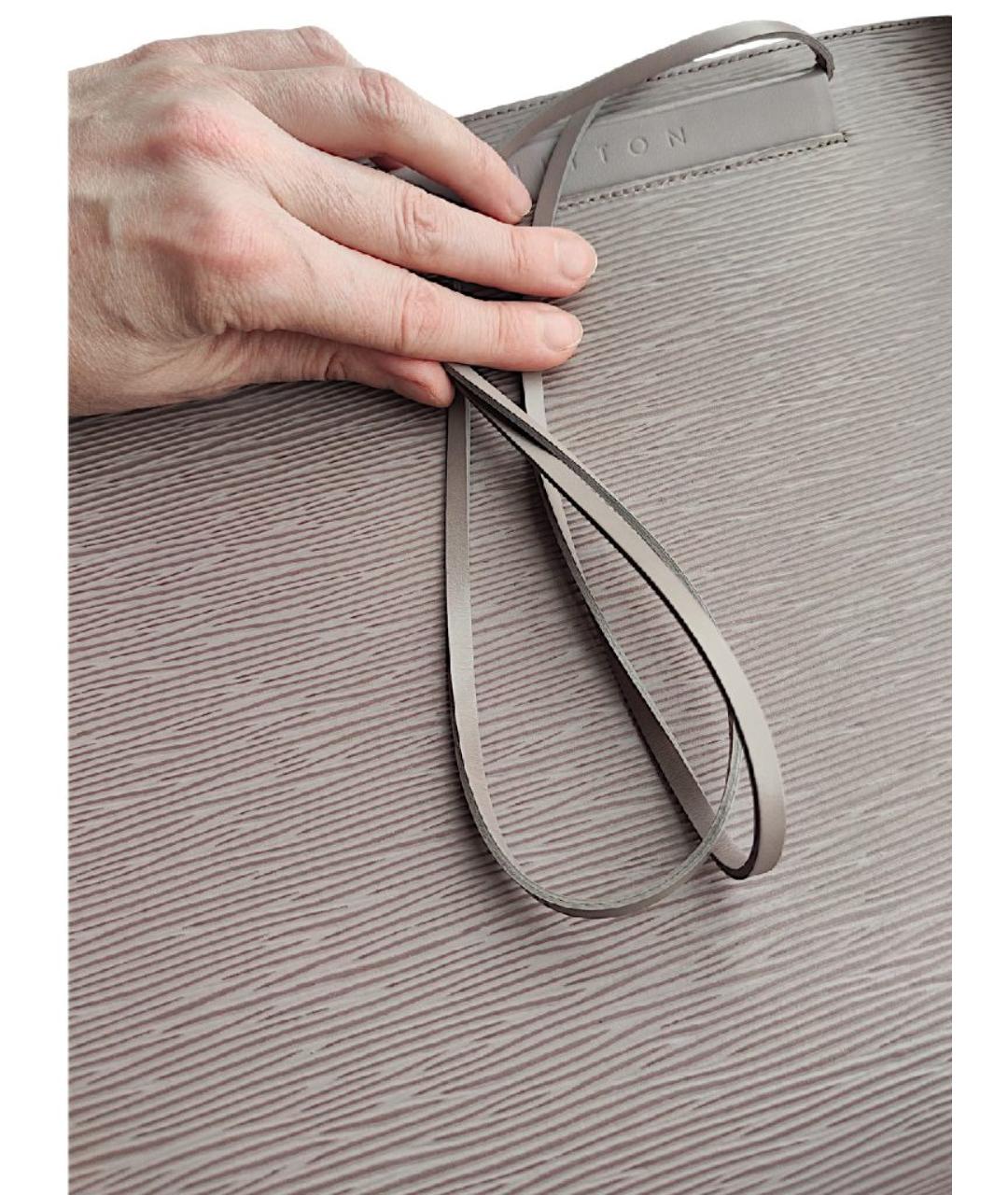 LOUIS VUITTON Розовая кожаная сумка тоут, фото 5