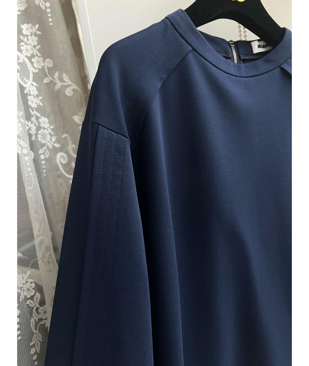 JIL SANDER Синяя блузы, фото 5