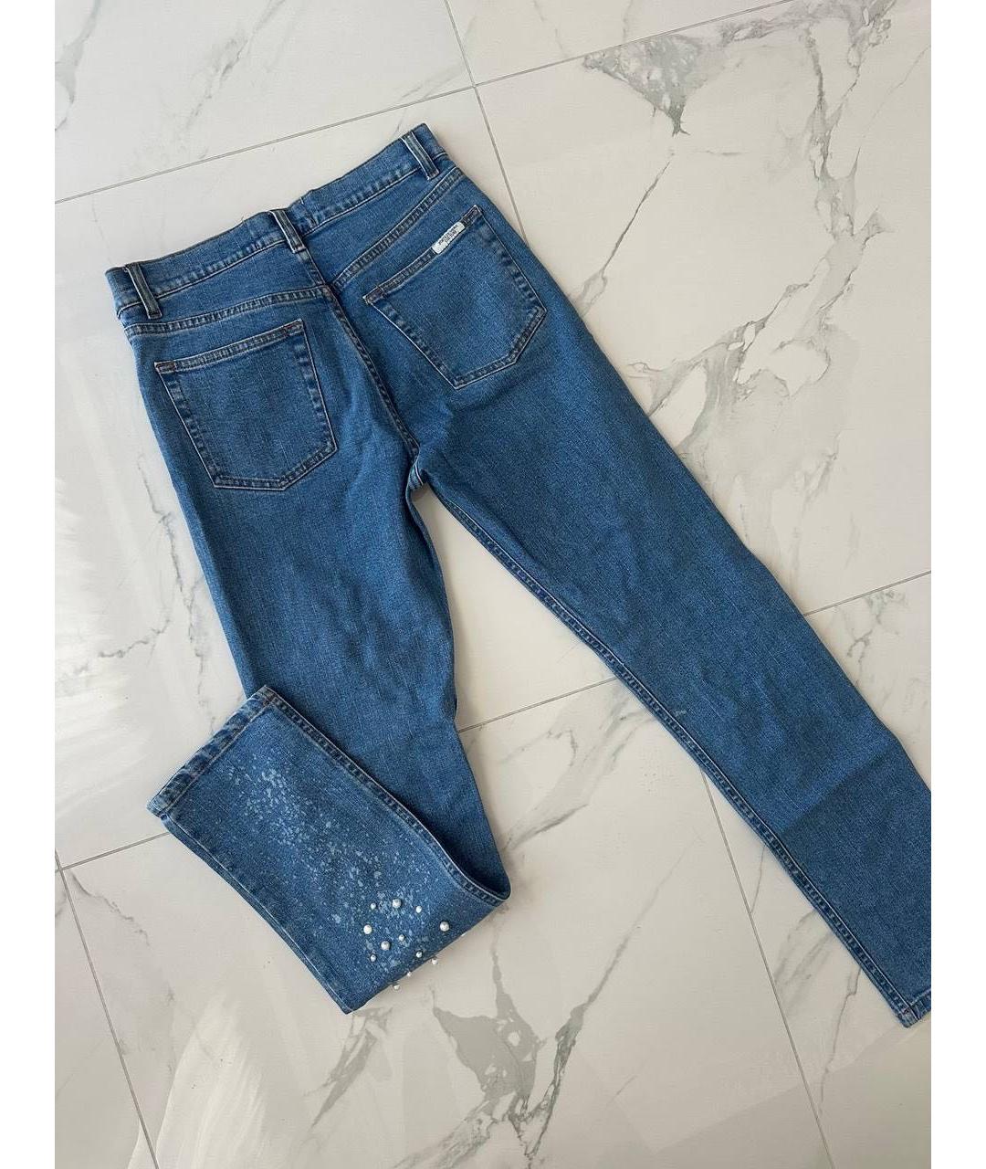 FORTE COUTURE Голубые прямые джинсы, фото 2
