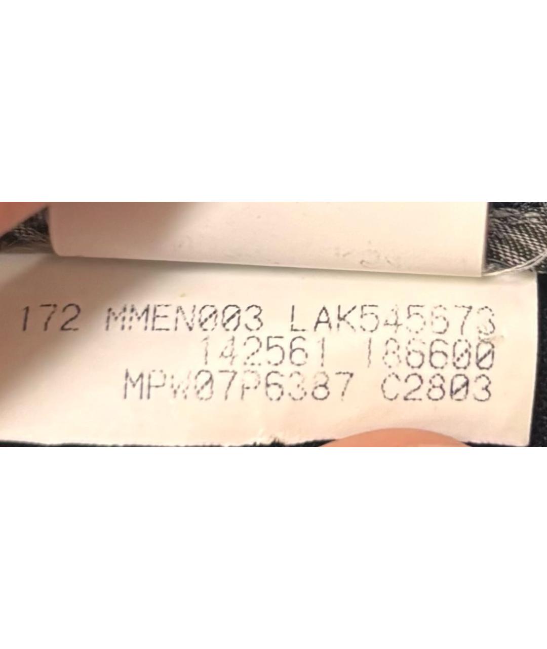 BRUNELLO CUCINELLI Антрацитовые шерстяные прямые брюки, фото 8