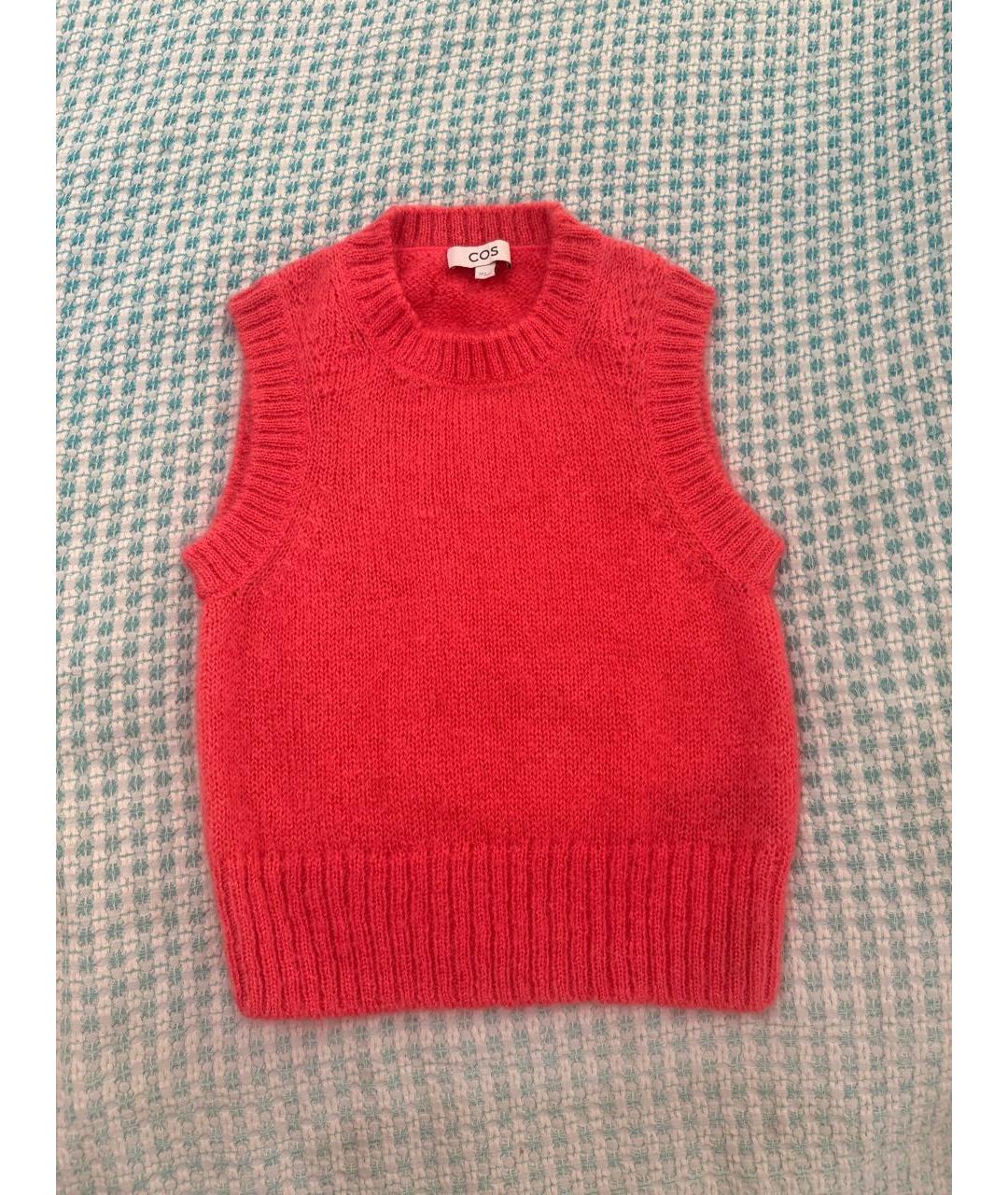 COS Розовая шерстяная жилетка, фото 2