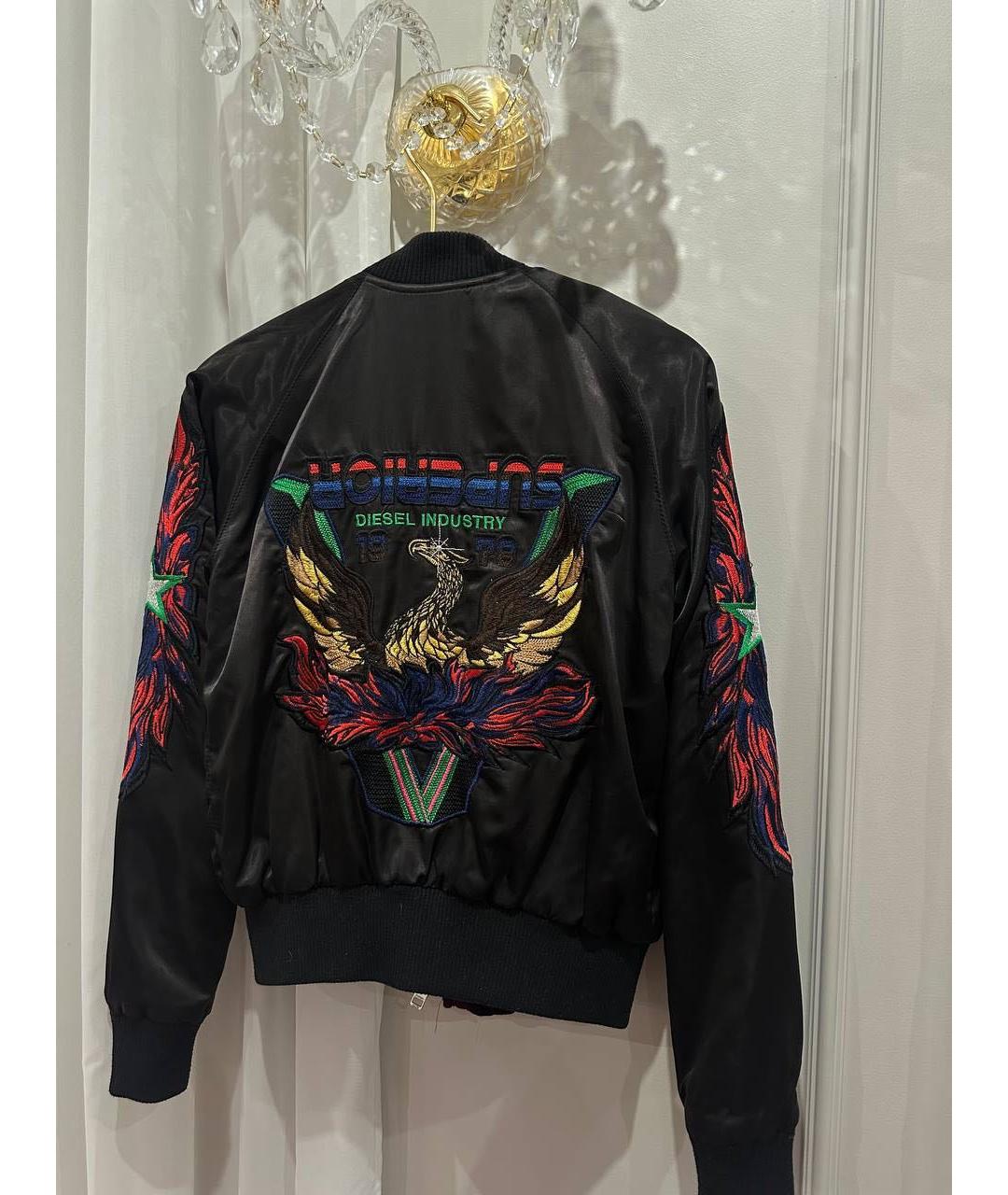 DIESEL Бордовая атласная куртка, фото 3