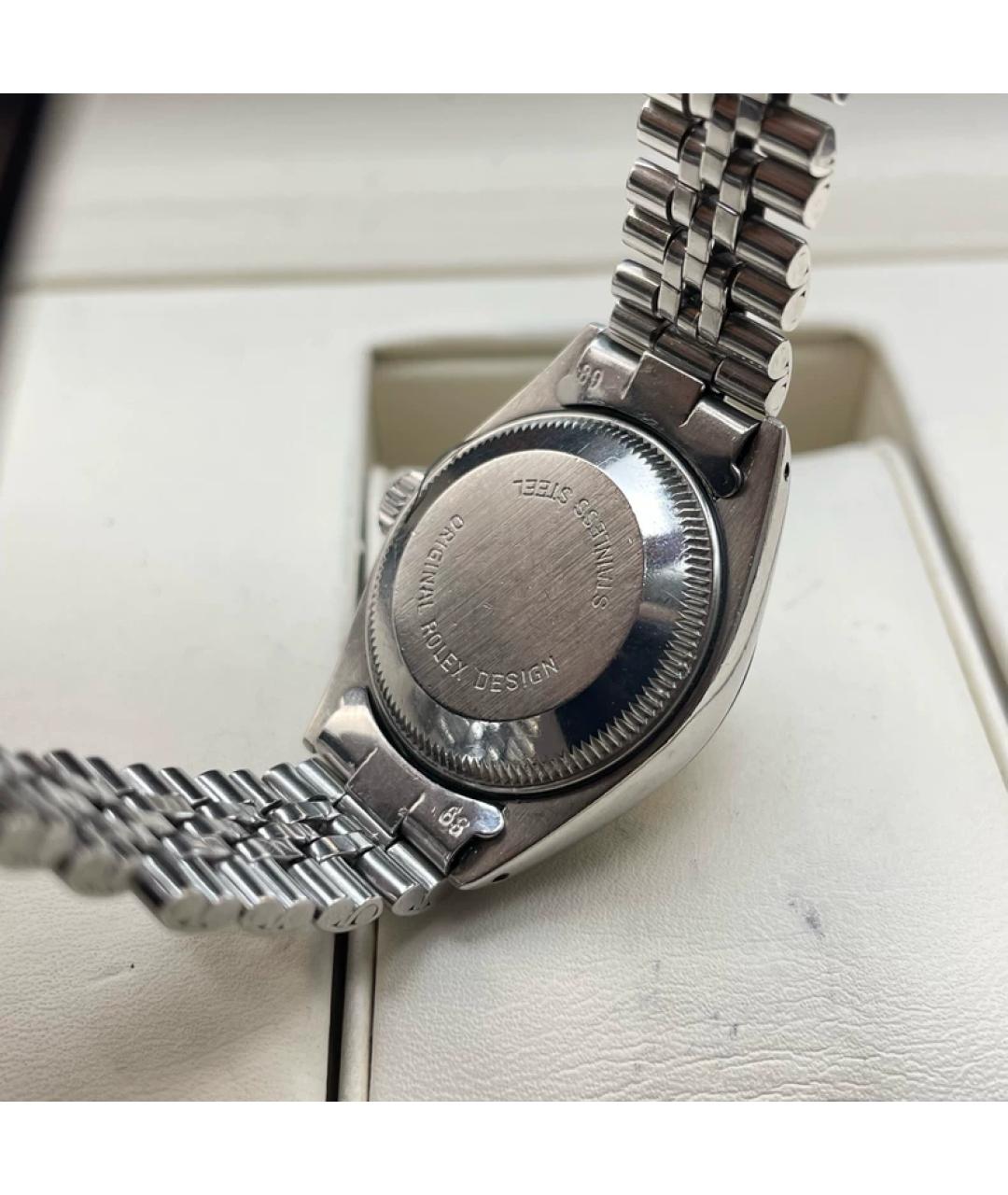 ROLEX Серебряные металлические часы, фото 3