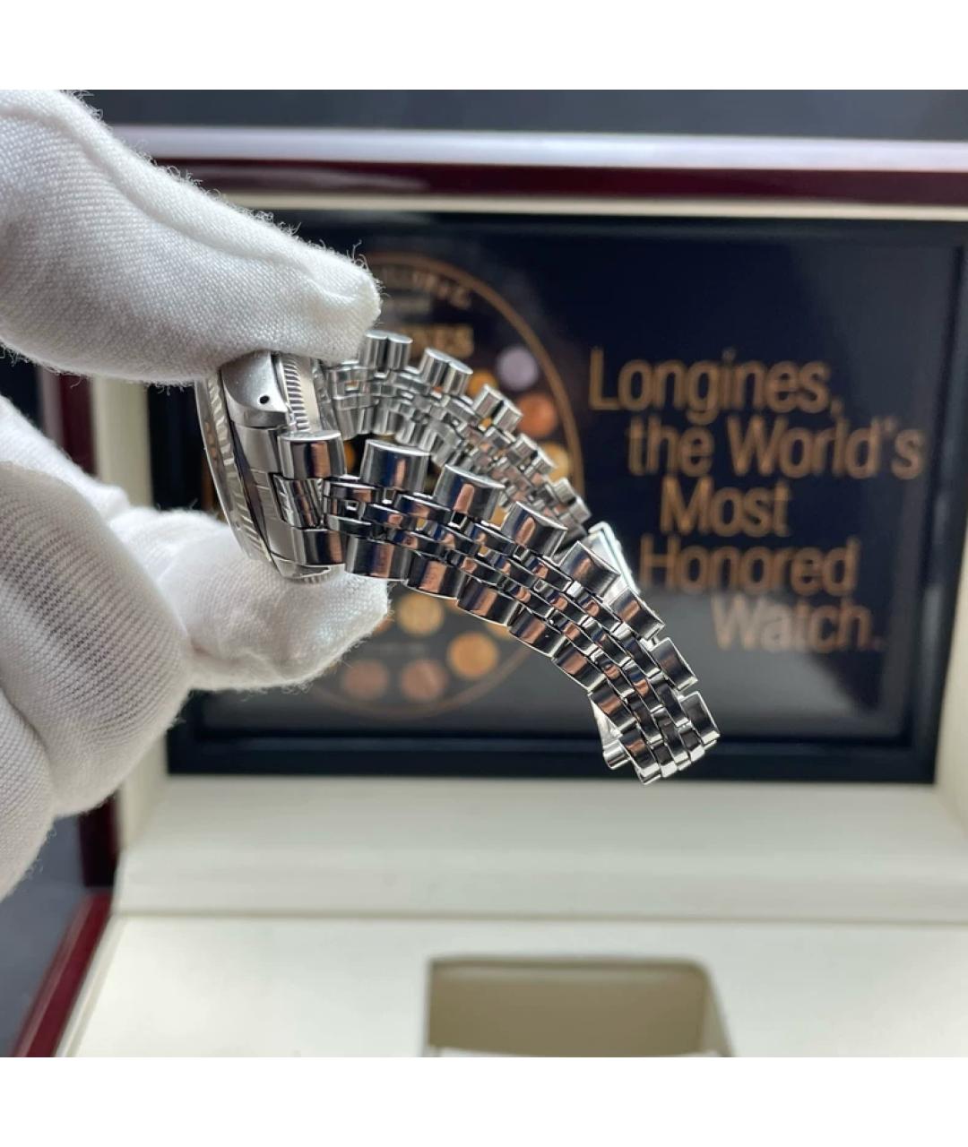 ROLEX Серебряные металлические часы, фото 8