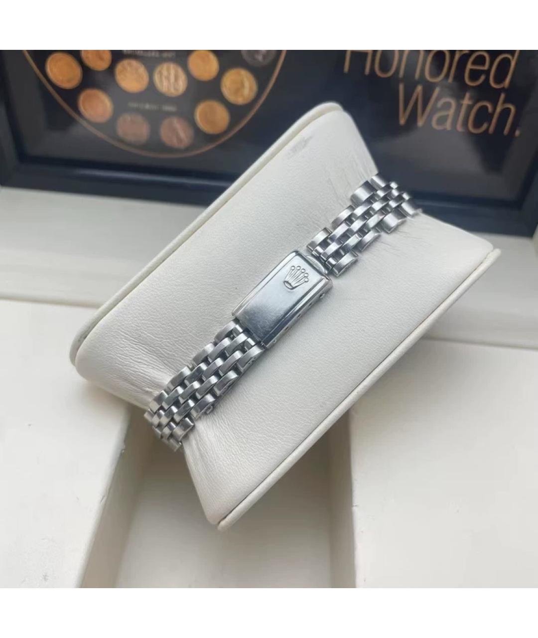 ROLEX Серебряные металлические часы, фото 6