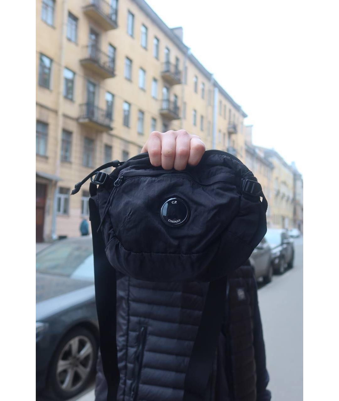 CP COMPANY Черная поясная сумка, фото 2