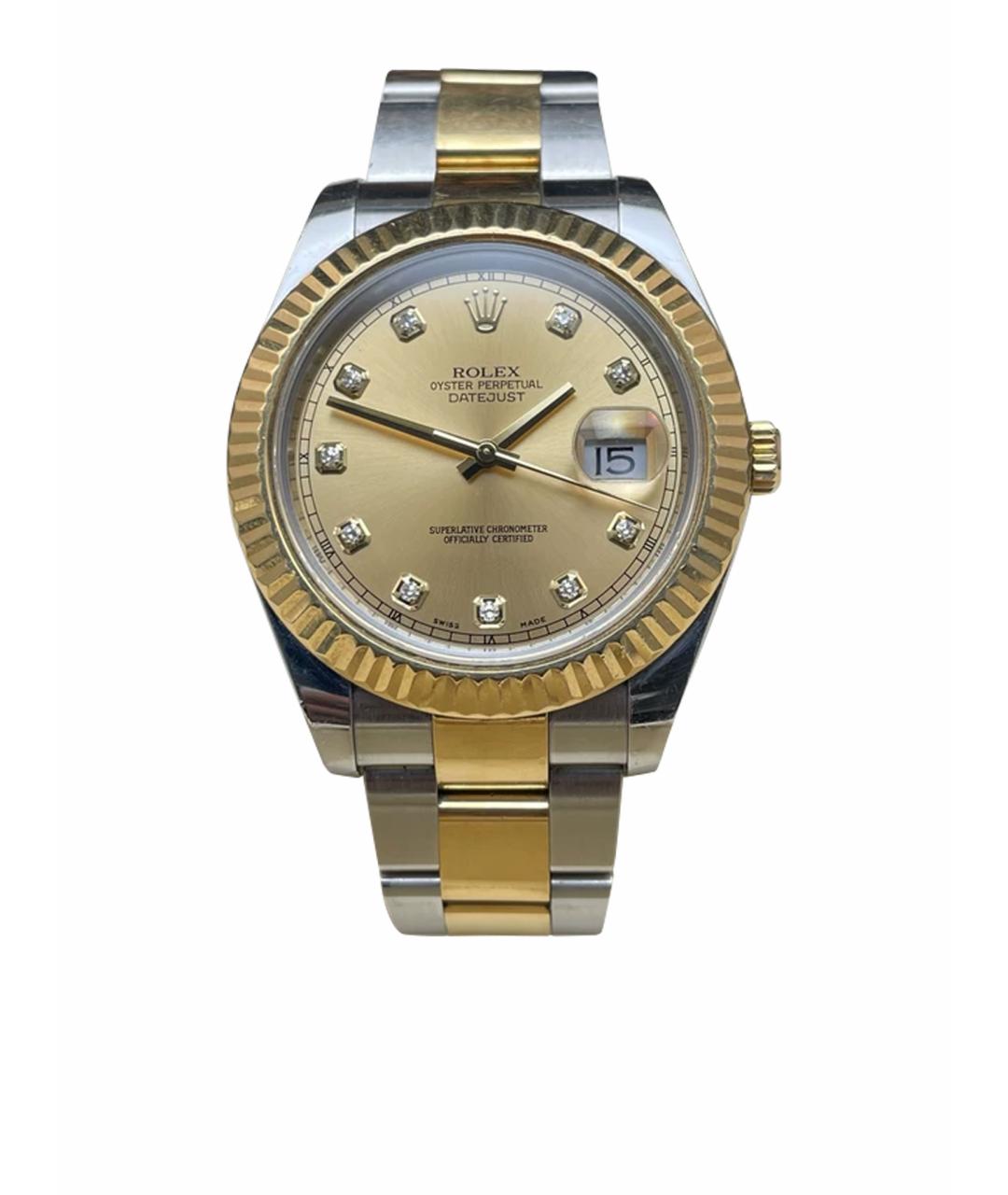 ROLEX Желтые часы из желтого золота, фото 1