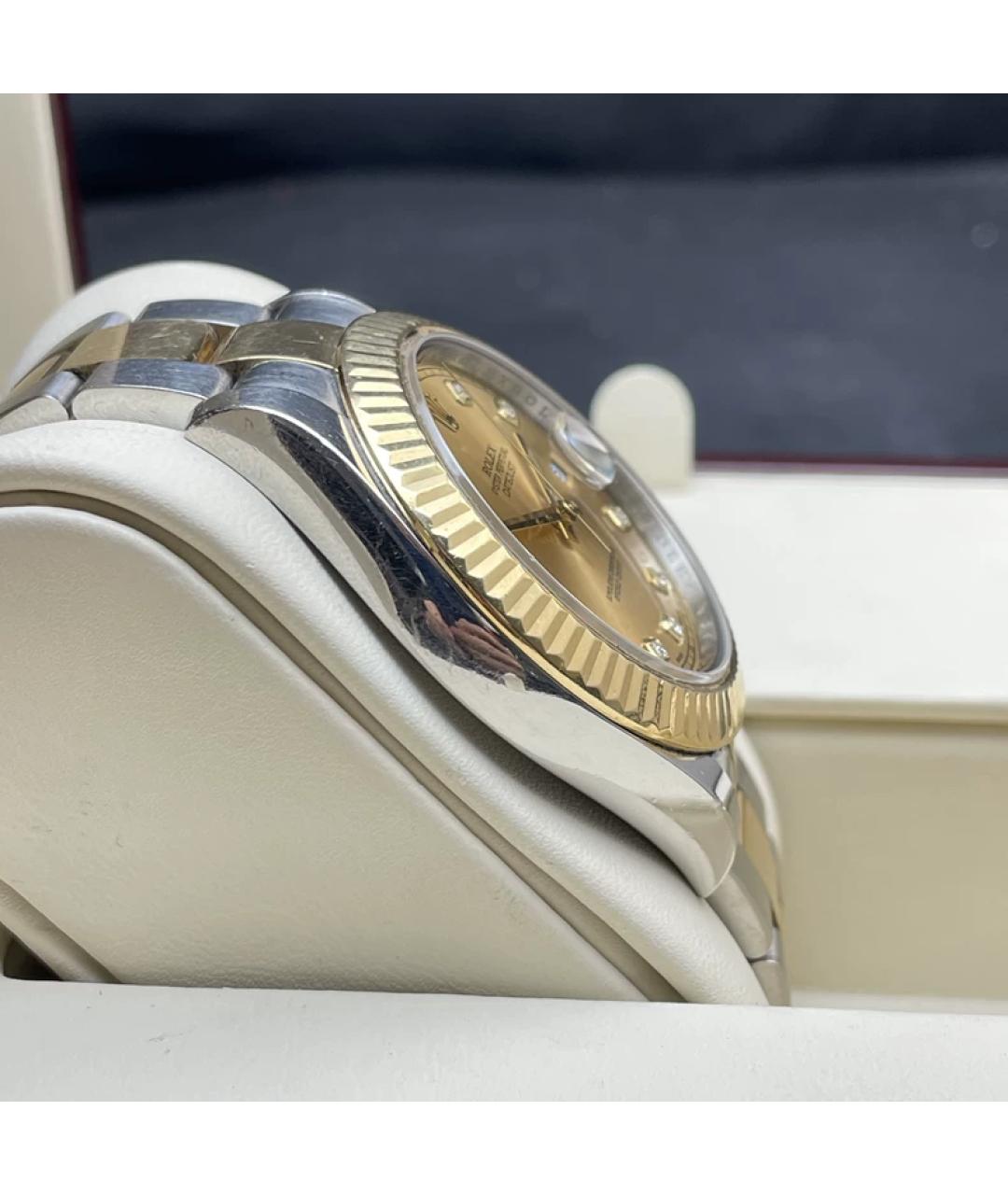 ROLEX Желтые часы из желтого золота, фото 7