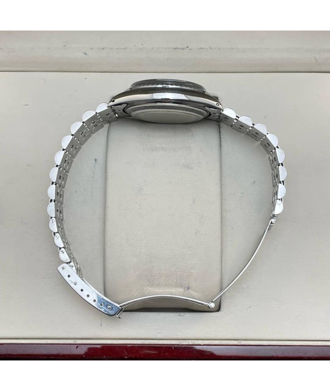 ROLEX Серые металлические часы, фото 8