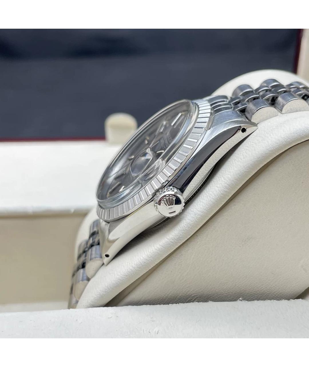 ROLEX Серые металлические часы, фото 5