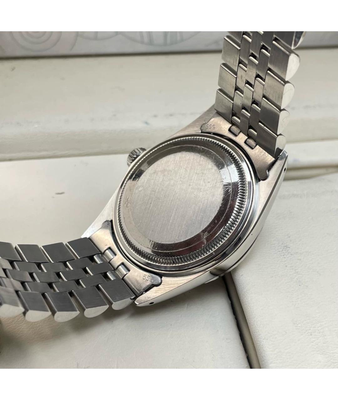 ROLEX Серые металлические часы, фото 4