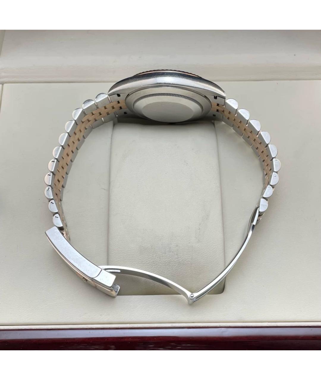 ROLEX Зеленые часы из розового золота, фото 8