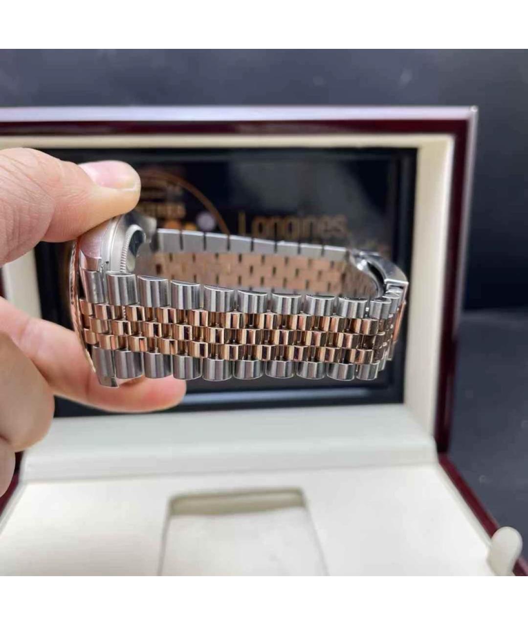 ROLEX Зеленые часы из розового золота, фото 9