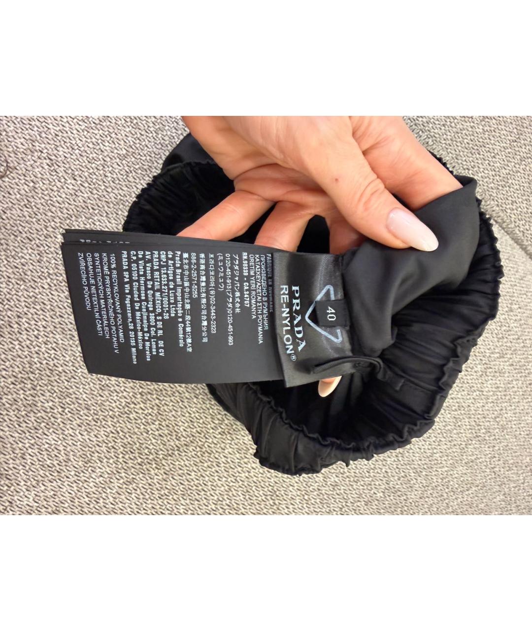 PRADA Черные шорты, фото 5