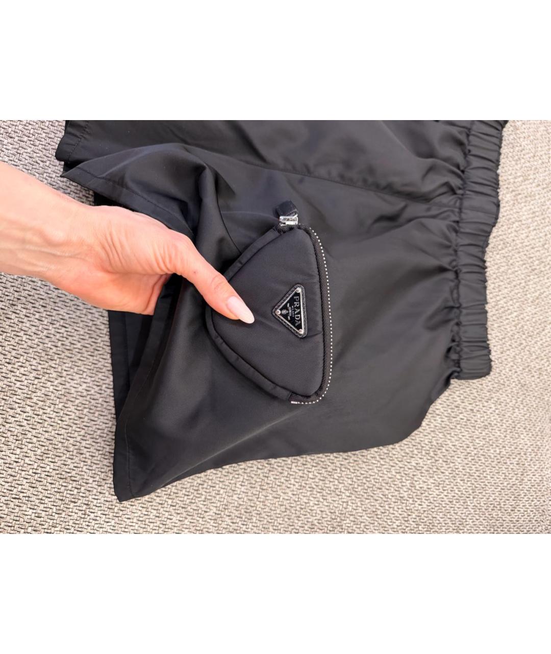 PRADA Черные шорты, фото 6