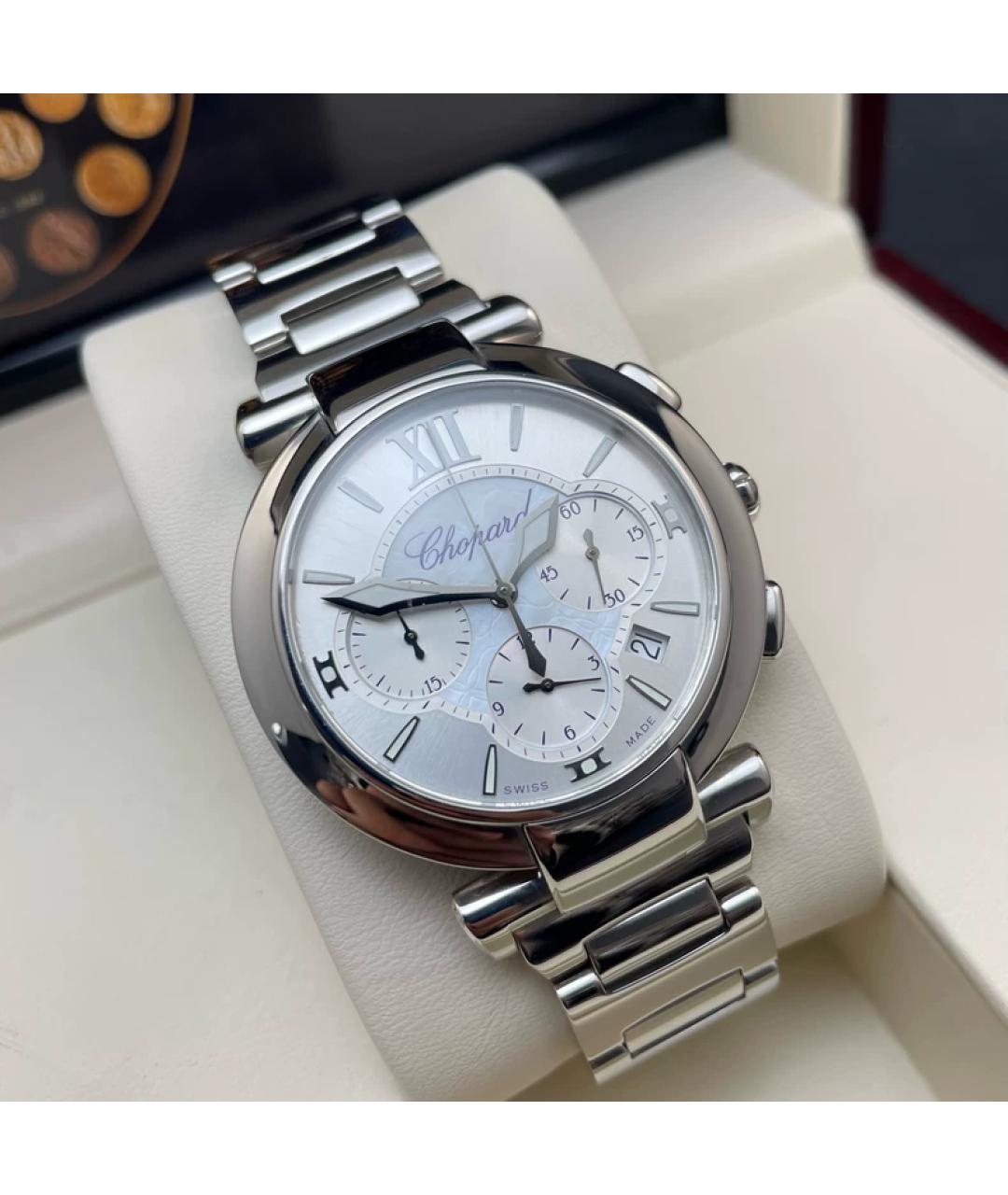 CHOPARD Белые металлические часы, фото 2