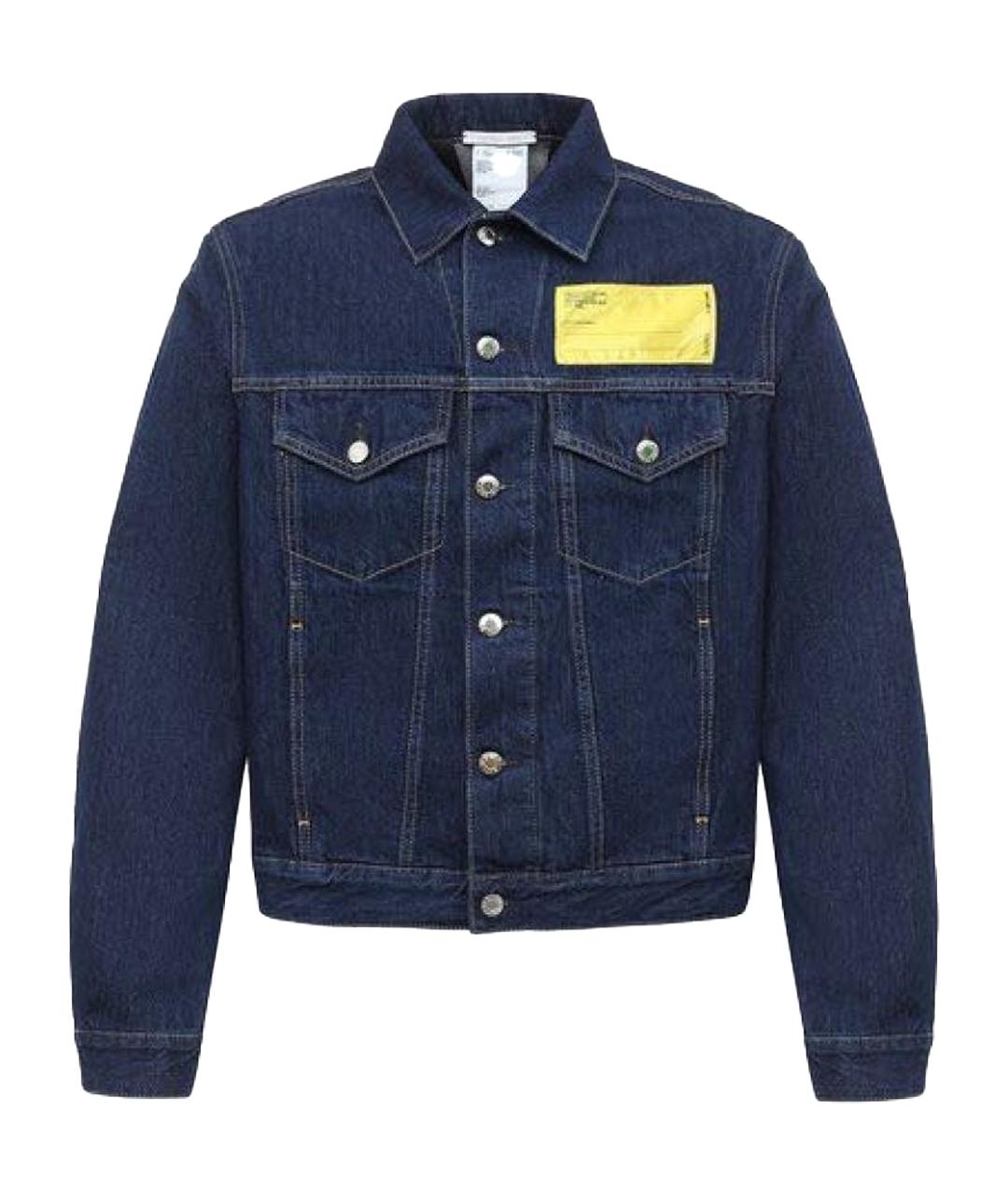 HELMUT LANG Темно-синяя деним куртка, фото 1