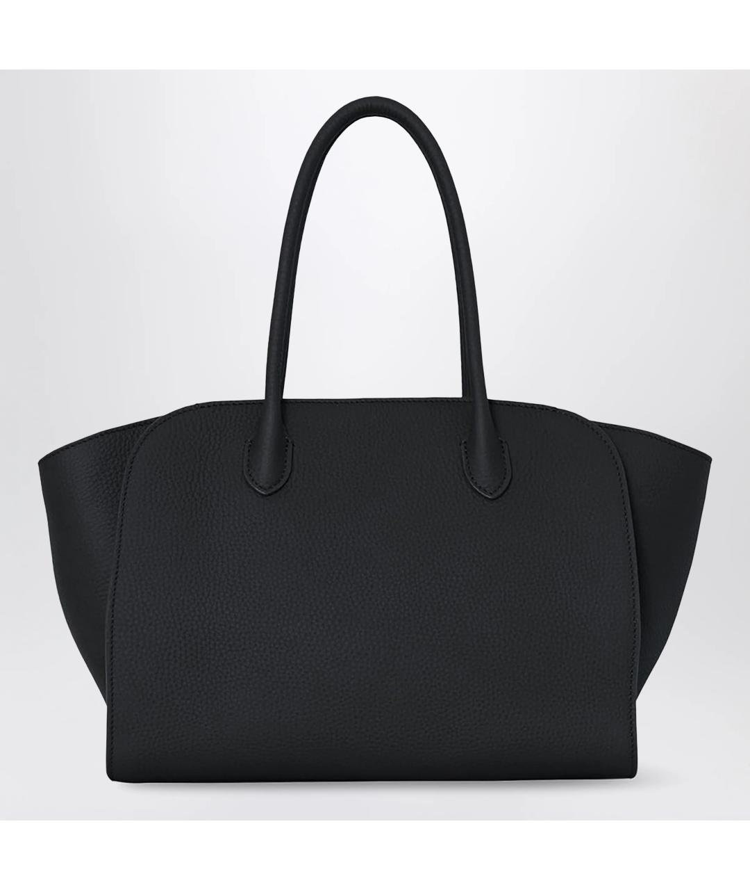 THE ROW Черная кожаная сумка тоут, фото 3