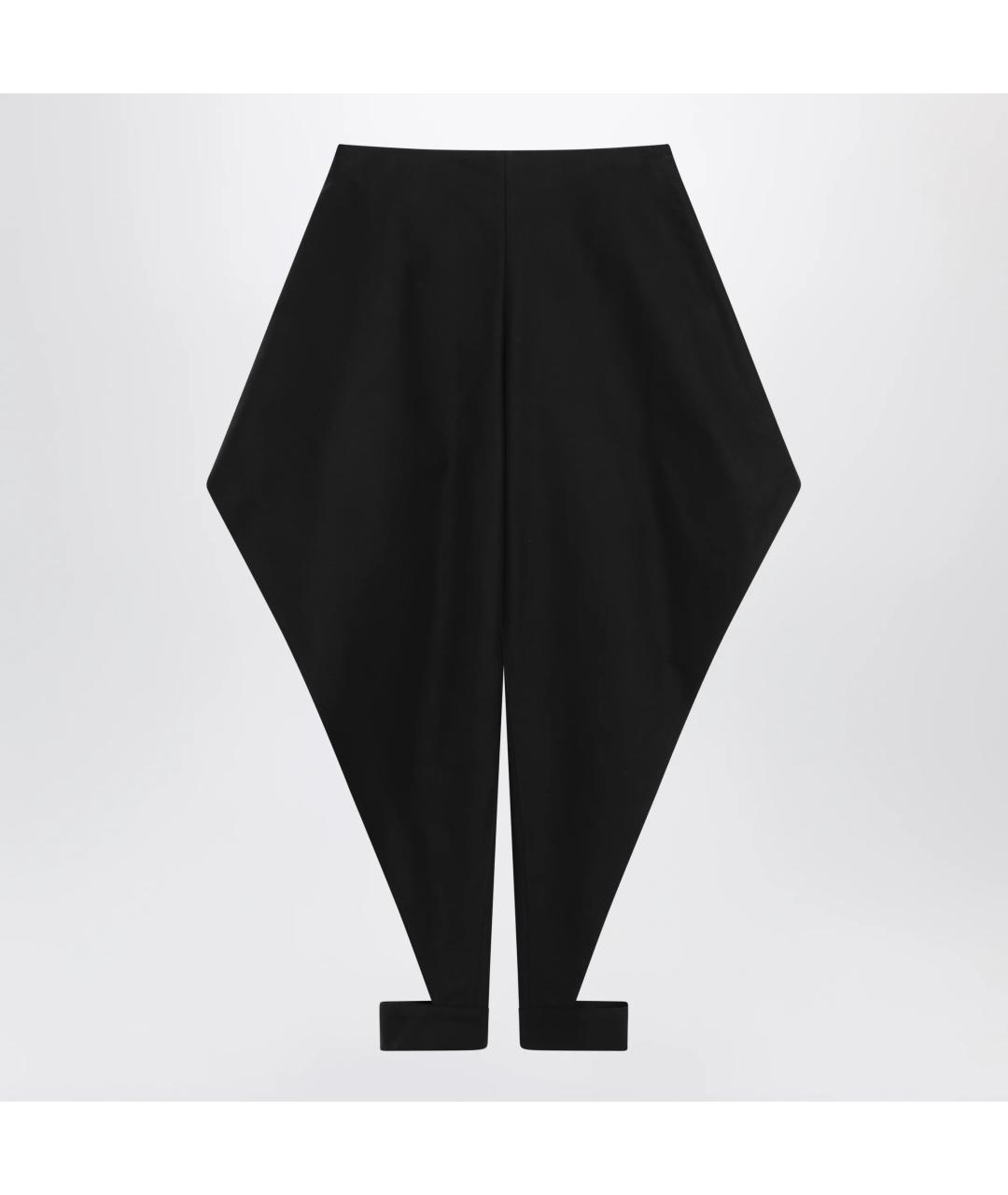 ALAIA Черные хлопковые прямые брюки, фото 3