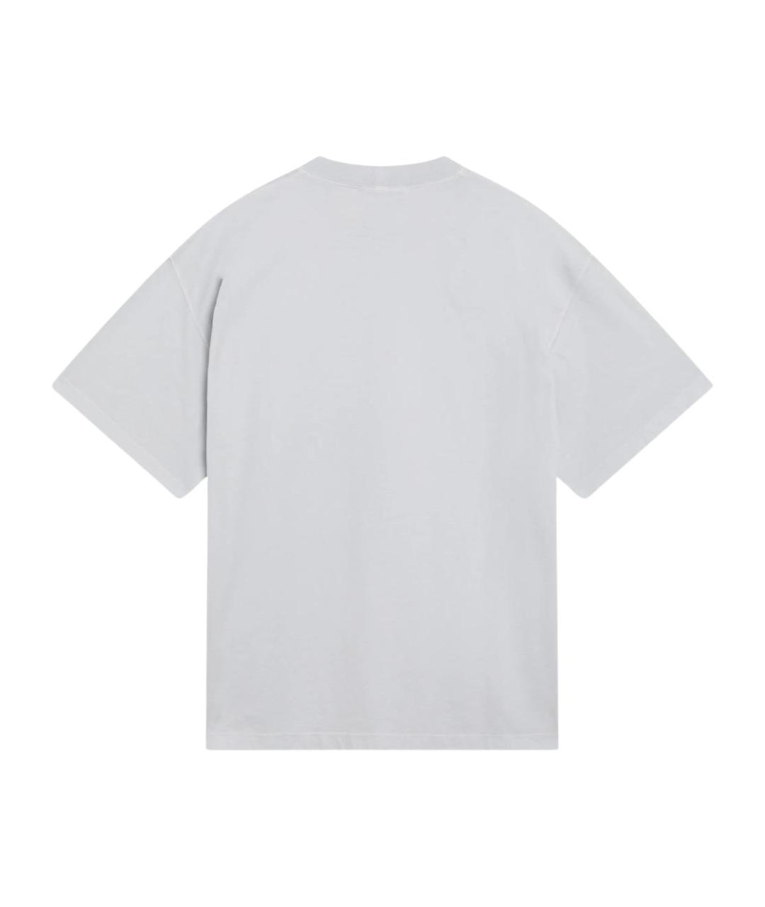 STONE ISLAND Голубая хлопковая футболка, фото 2