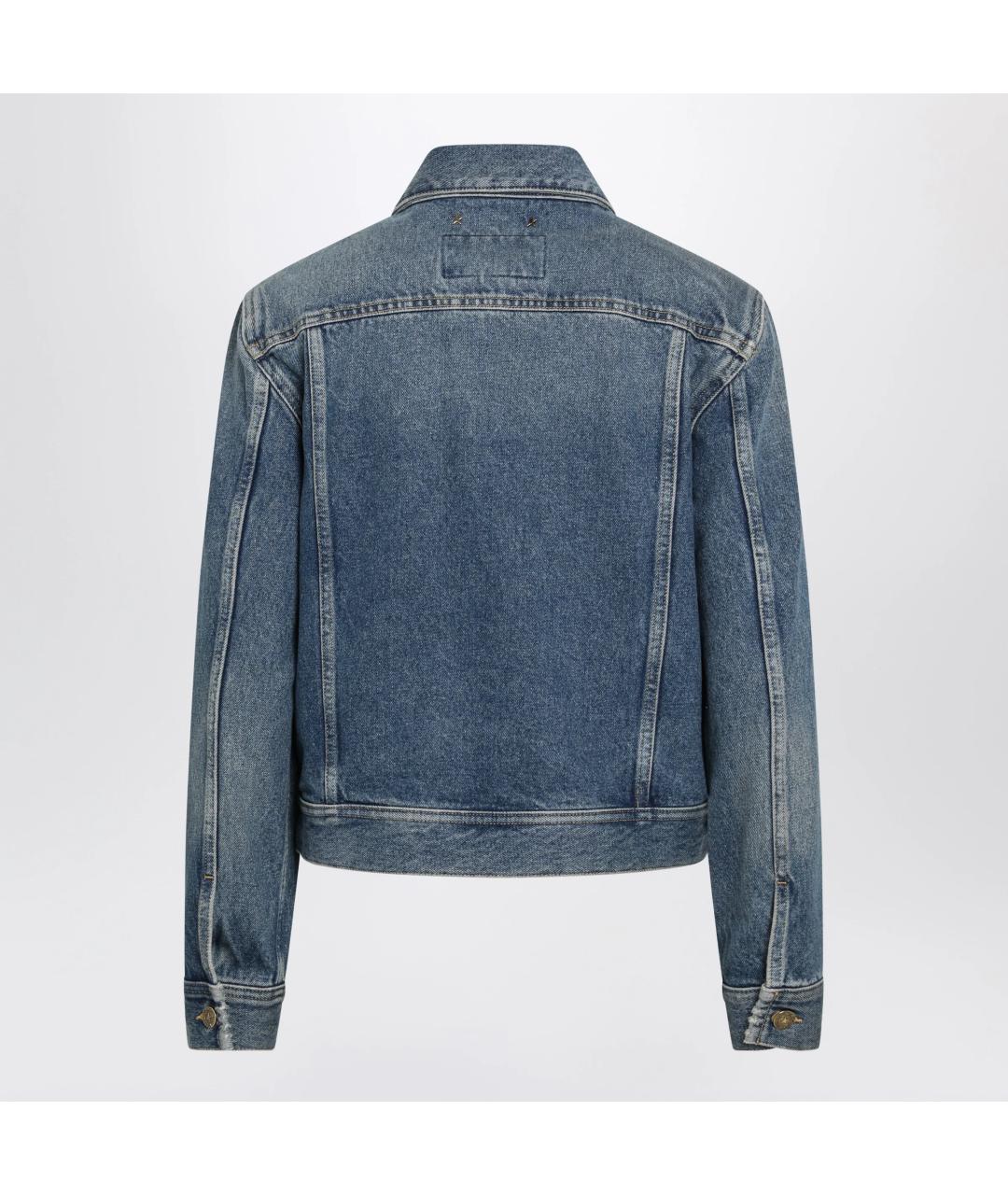 GOLDEN GOOSE DELUXE BRAND Синяя деним куртка, фото 2
