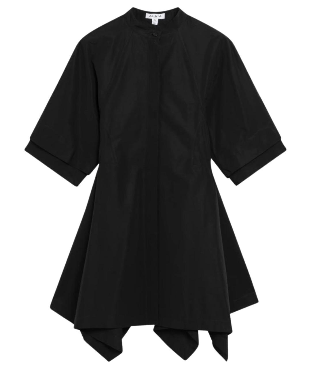 ALAIA Черное хлопковое повседневное платье, фото 1