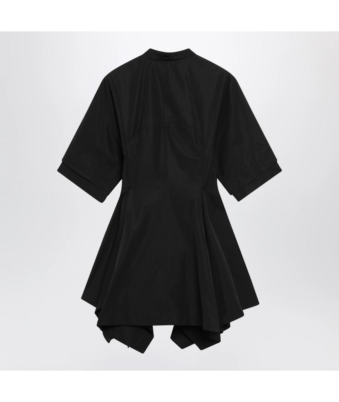 ALAIA Черное хлопковое повседневное платье, фото 2