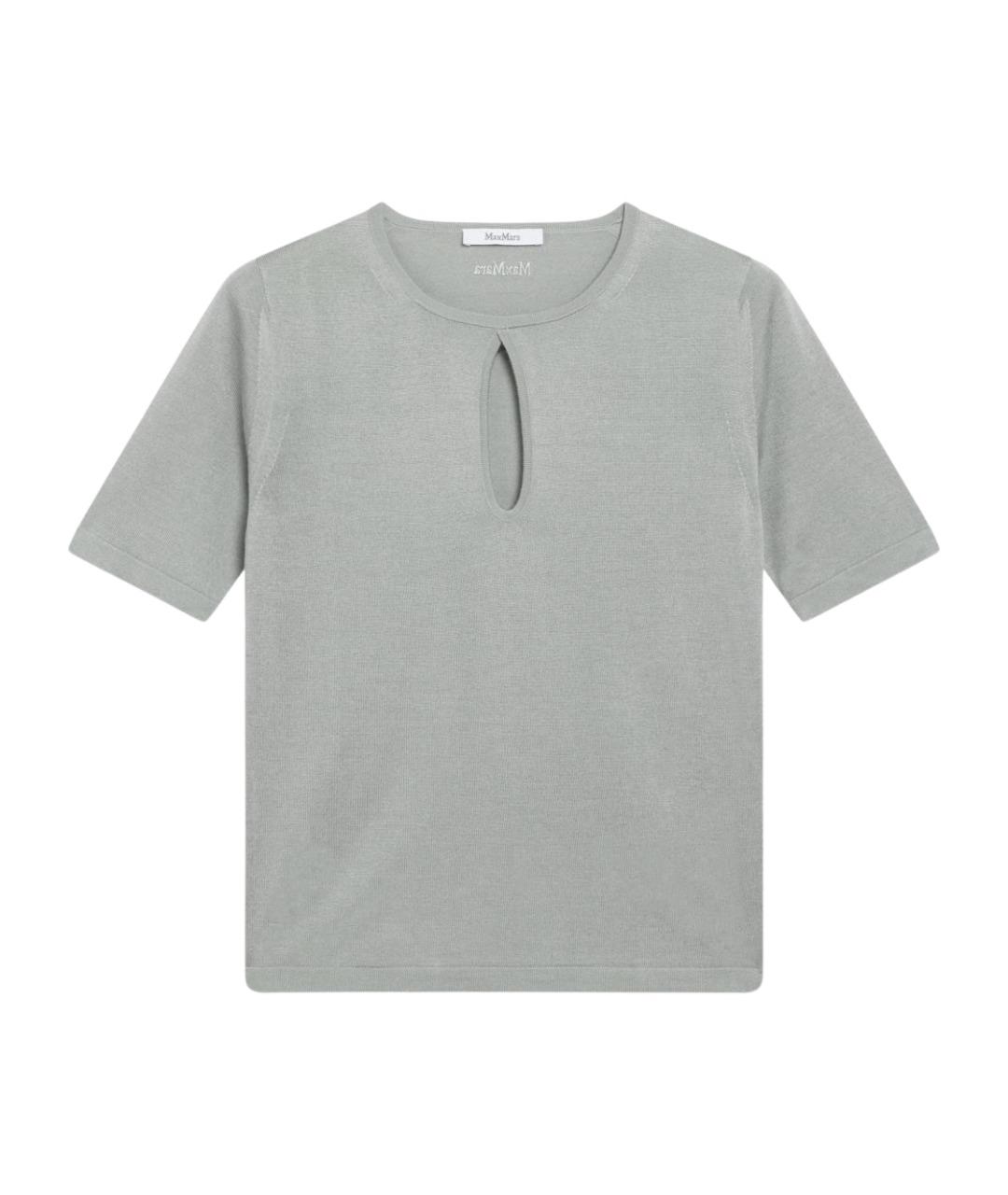 MAX MARA Зеленый шелковый джемпер / свитер, фото 1