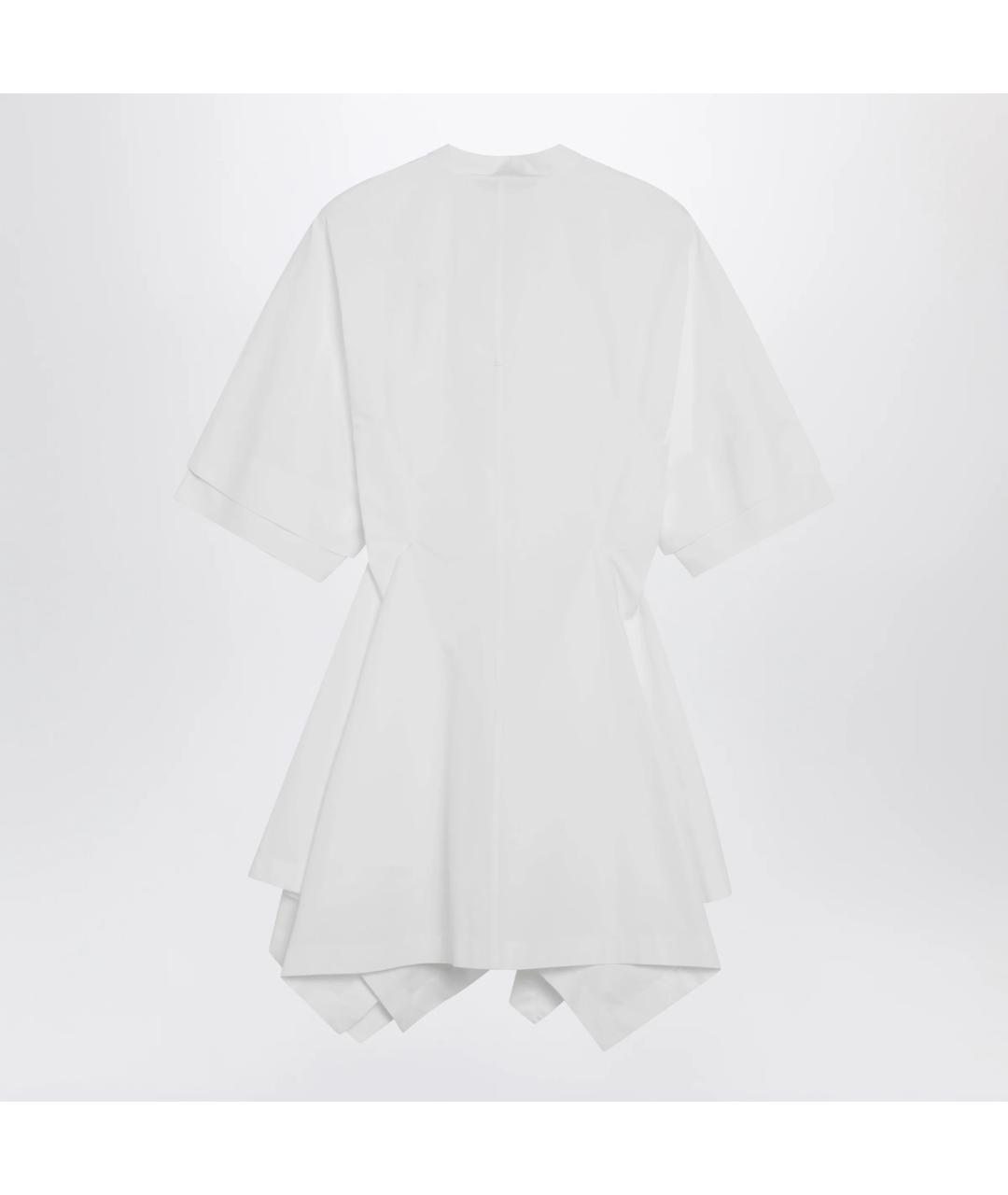 ALAIA Белое хлопковое повседневное платье, фото 2