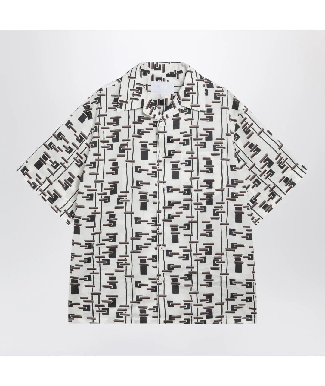 PRADA Мульти шелковая кэжуал рубашка, фото 3