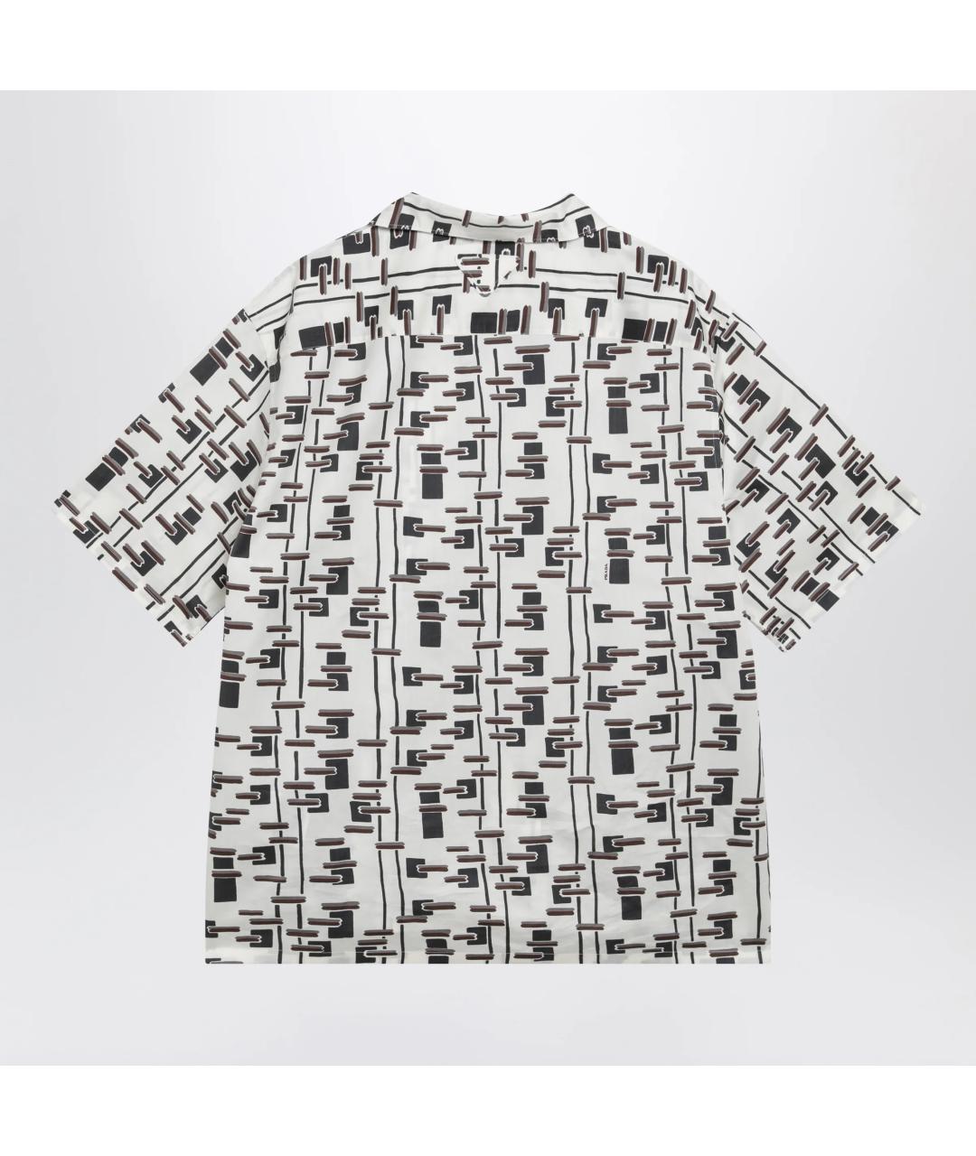 PRADA Мульти шелковая кэжуал рубашка, фото 2