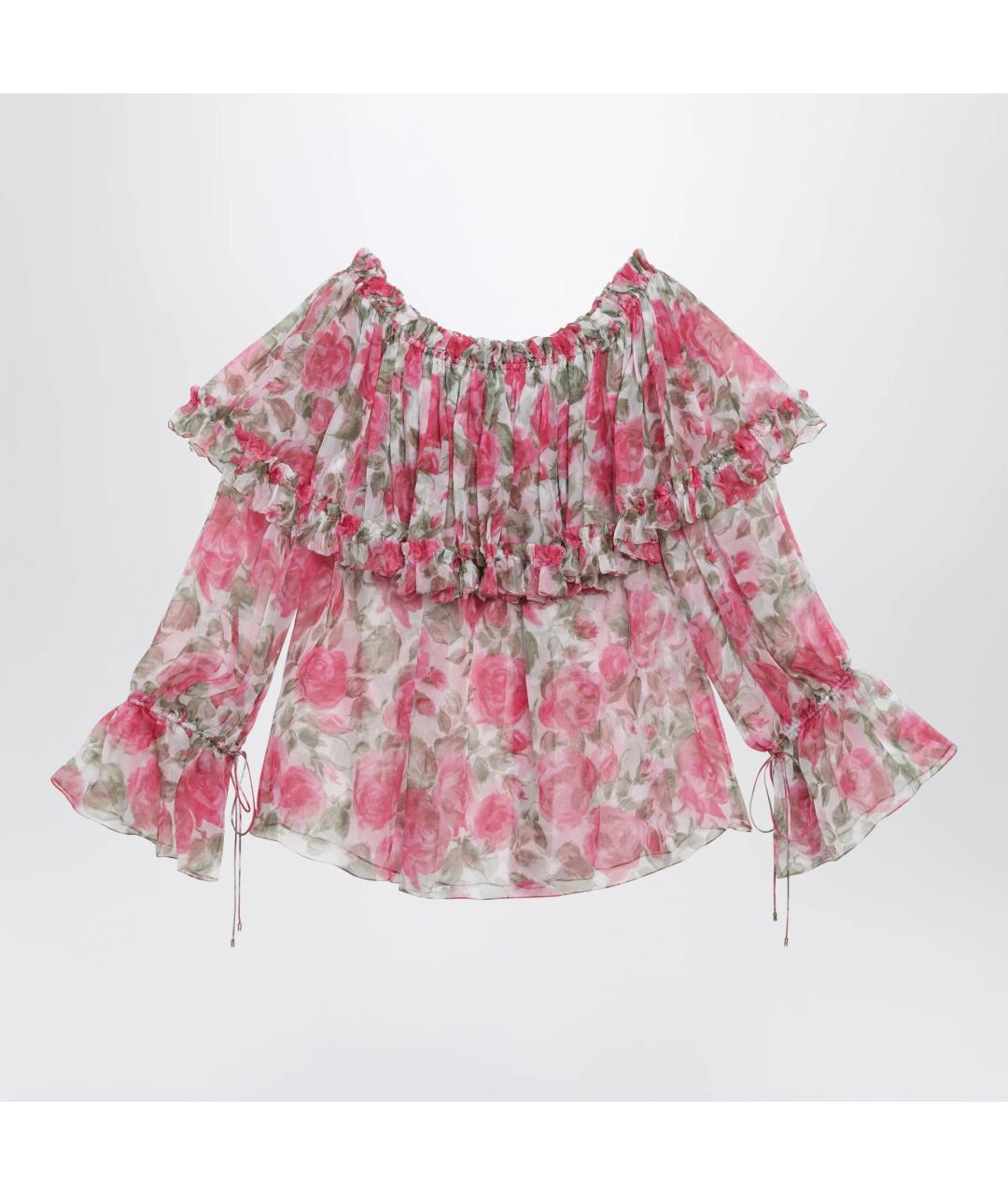 CHLOE Мульти шелковая блузы, фото 3